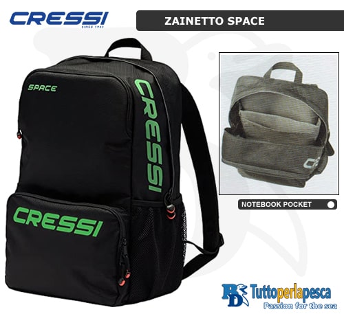 zaino-sportivo-space-cressi-nero-verde