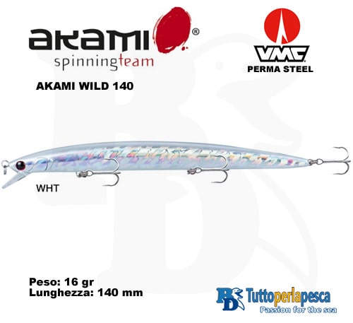 artificiale-spinning-akami-wild-140-color-wht